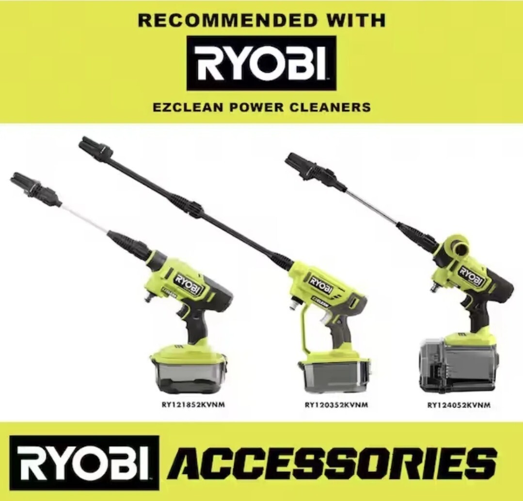 RYOBI EZCLEAN RY3112FW Power Cleaner 6′ Flexible Wand w/ Quick Connect System 🆕