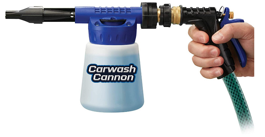 Nozzle Spray Car Wash Gun Cannon Soap Foam Dirt Dust Blaster Hose Thick Sprayer