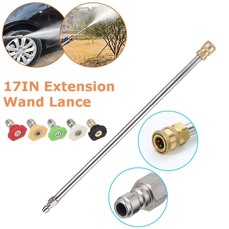 High Pressure 4000PSI Car Power Washer Gun Spray Wand Lance Nozzle No Hose Kit