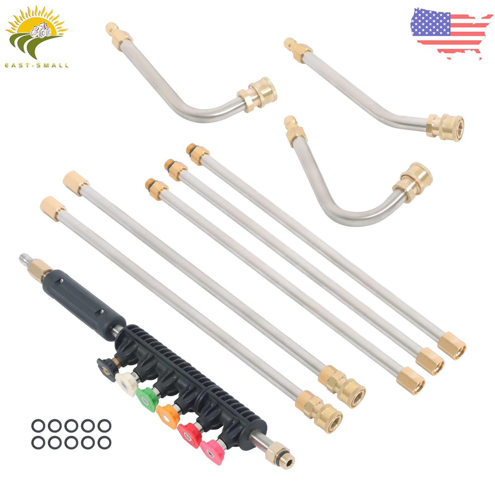 97 Inch Pressure Washer Extension Wand, Replaceable Upgraded Power Washer Lance
