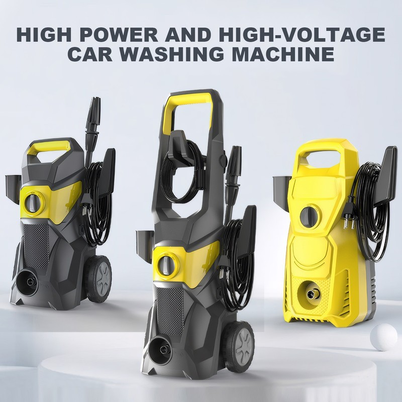 220V Electric Pressure Washer 1600W 100Bar Power Jet Wash for Car Patio Yard US