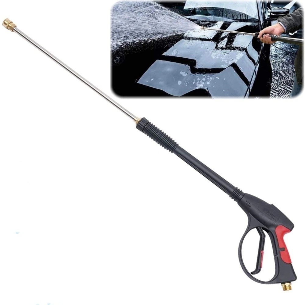 High Pressure 4000PSI Pressure Power Washer Gun Spray Wand Lance w/ Nozzles Kit