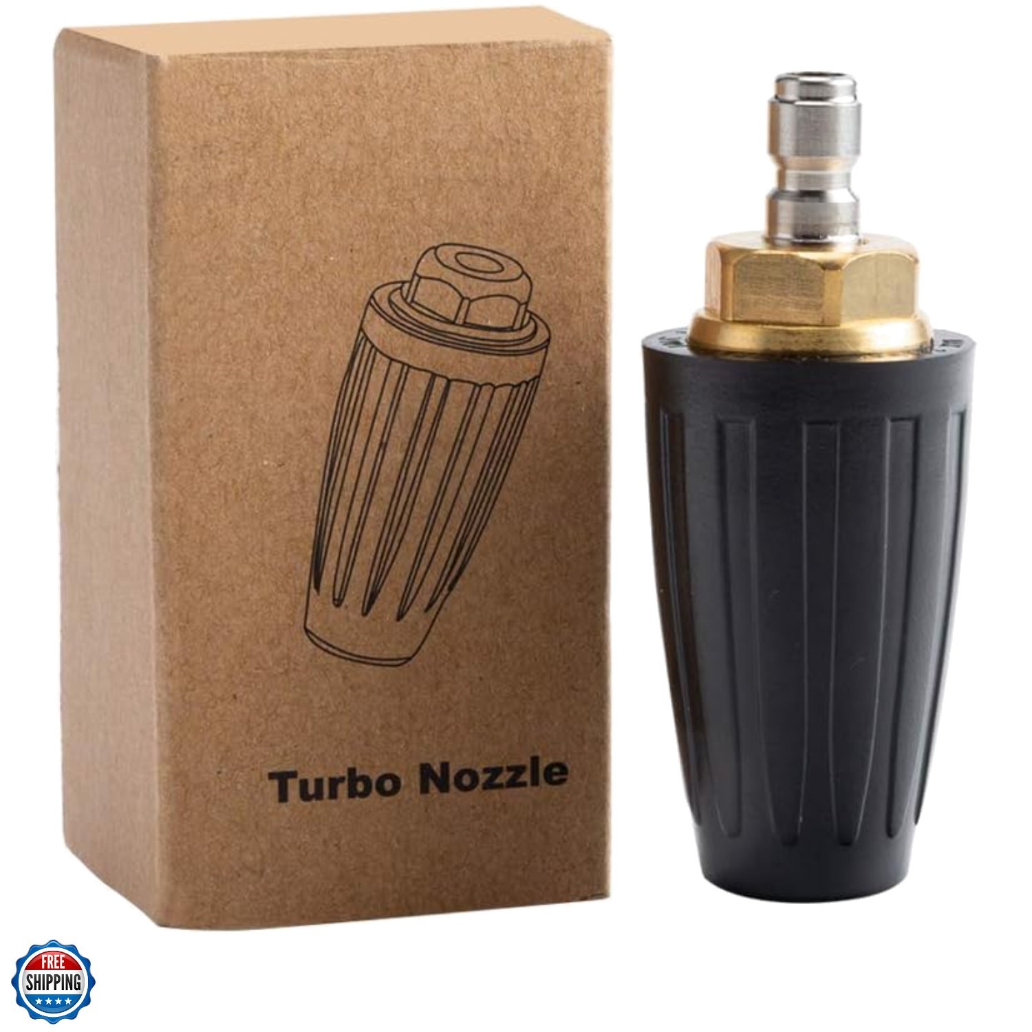 Pressure Washer Tips Turbo Nozzle Pressure Washer 4000 PSI Max Rotating Press…