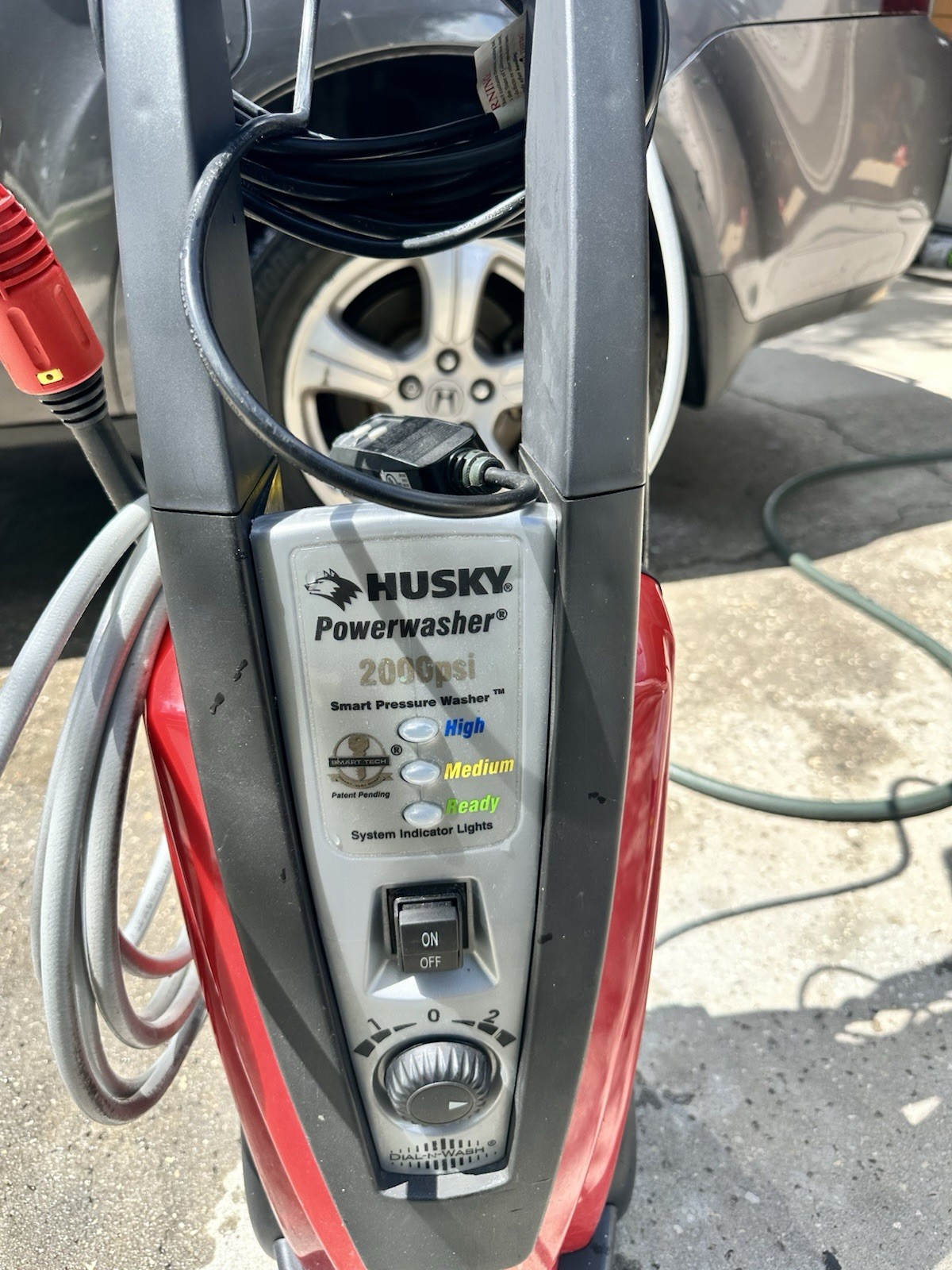 Husky Powerwasher 2000 PSI Cold Water Corded Electric Washer w/ Gun Hose