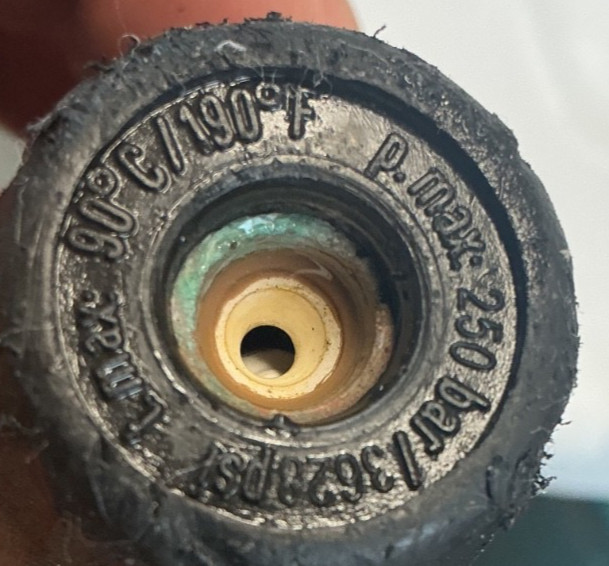 pressure washer rotating turbo nozzle max 3628 psi (used) 1/4 inch