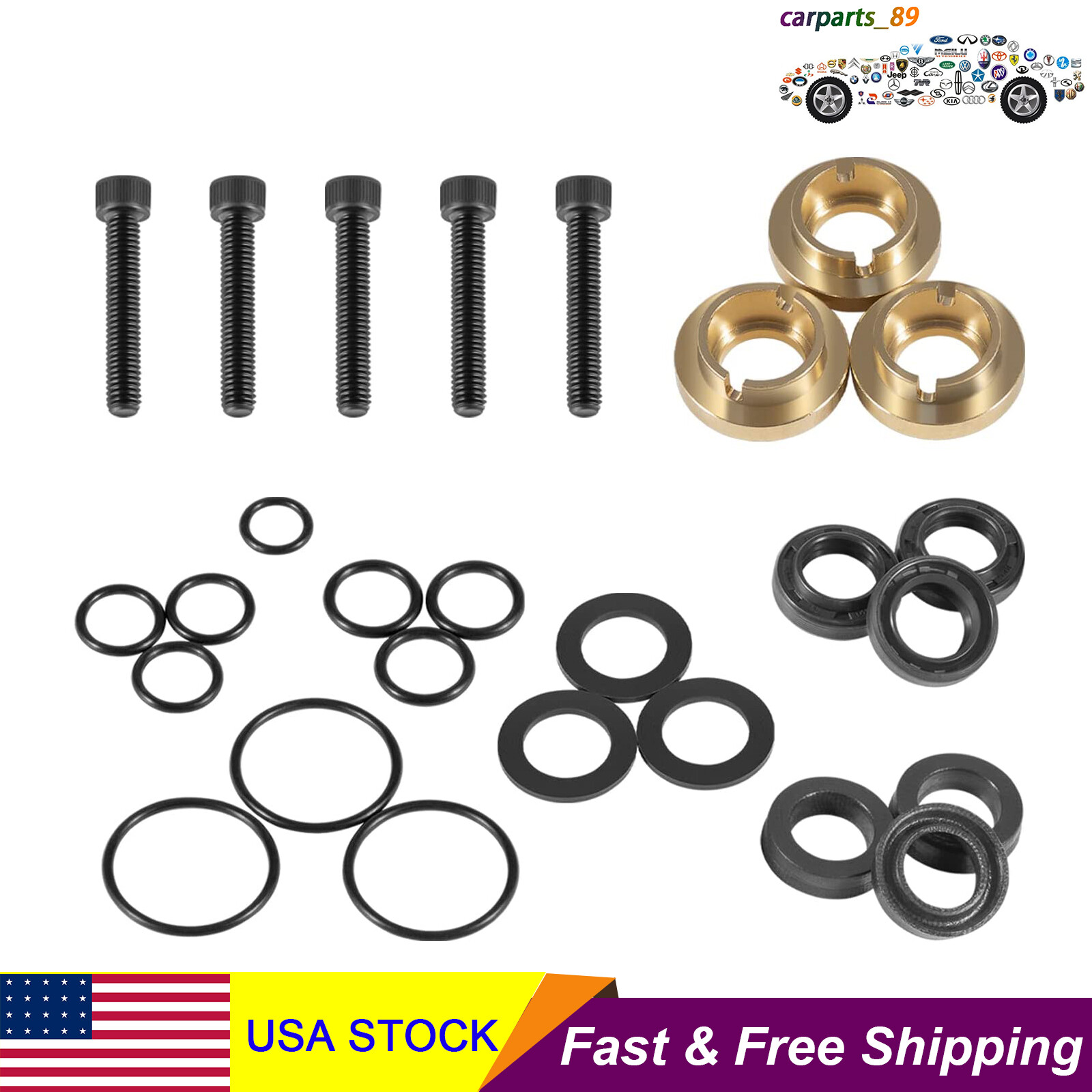 Complete Pressure Washer Seal Kit for Briggs & Stratton 190595GS & 190711GS
