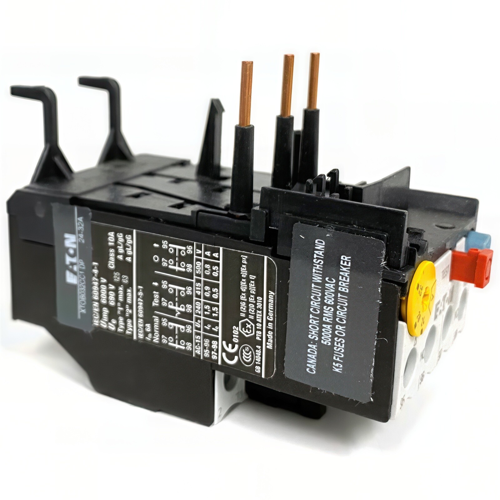 Eaton Overload Relay XTOB032CC1DP, 24-32 Amp, Genuine OEM Parts