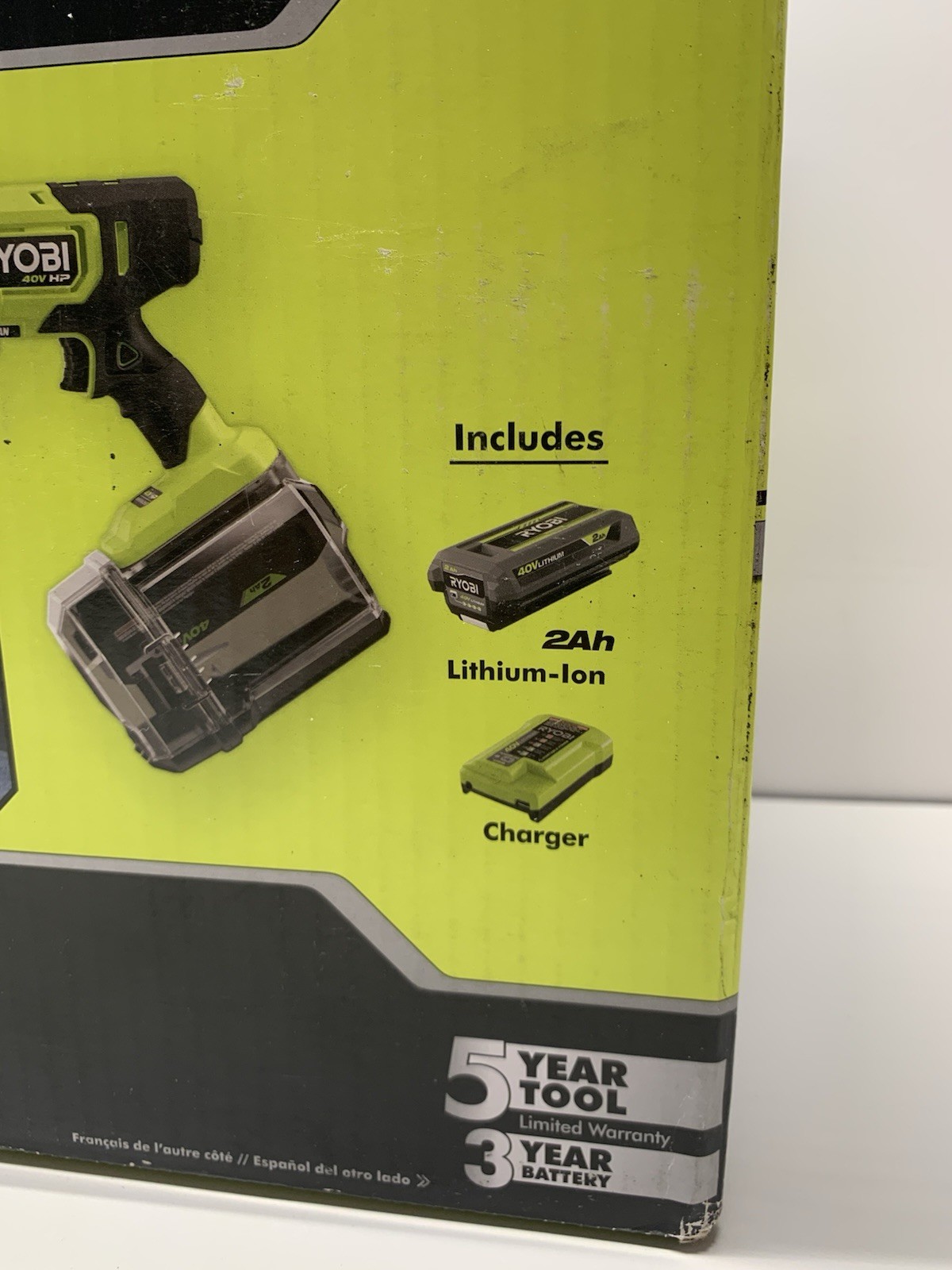Ryobi 40V HP 600 PSI EZ Clean Power Cleaner Brushless Kit New Open Box RY124052