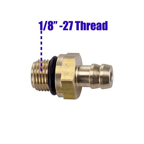 Pressure Washer Chemical Injector Set 1/8 BSP Thread Two Pack Brass