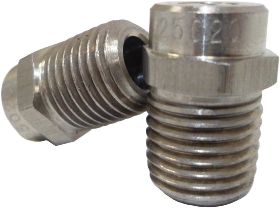 Surface Cleaner Nozzle, Stainless Steel 25 Degree Tip for High Pressure Washers