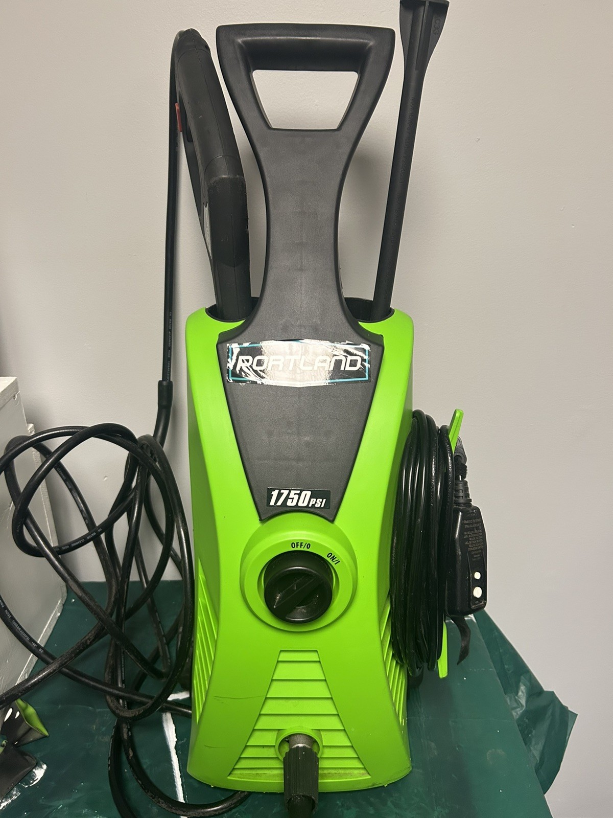 PORTLAND 1750 PSI Electric Power Washer w/ Hose & Gun – TESTED