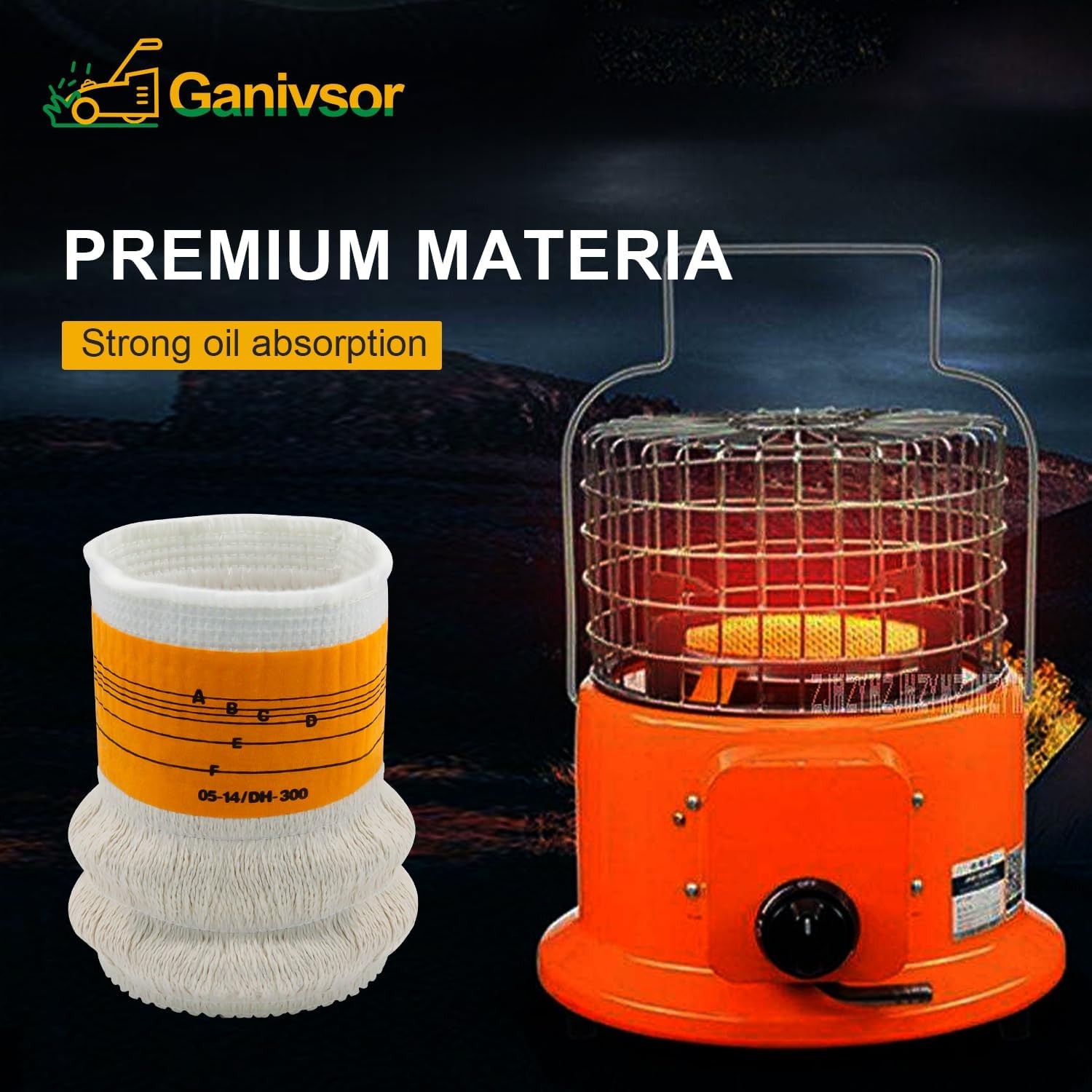 Ganivsor KW23MH-I Kerosene Heater Wick for MegaHeat HeatMate HMC-23K and…