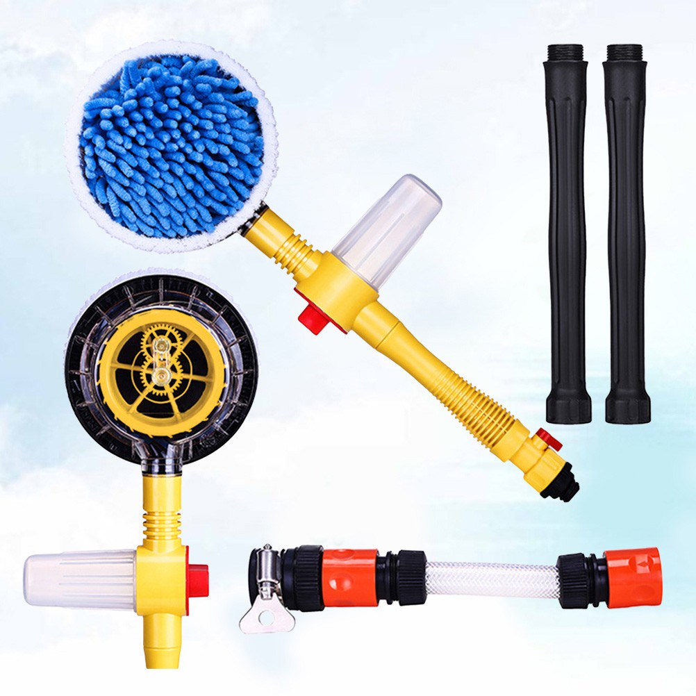 Car Washer Brush Assorted Color For Car Washing 1 Set 11.8×1.4×0.8in