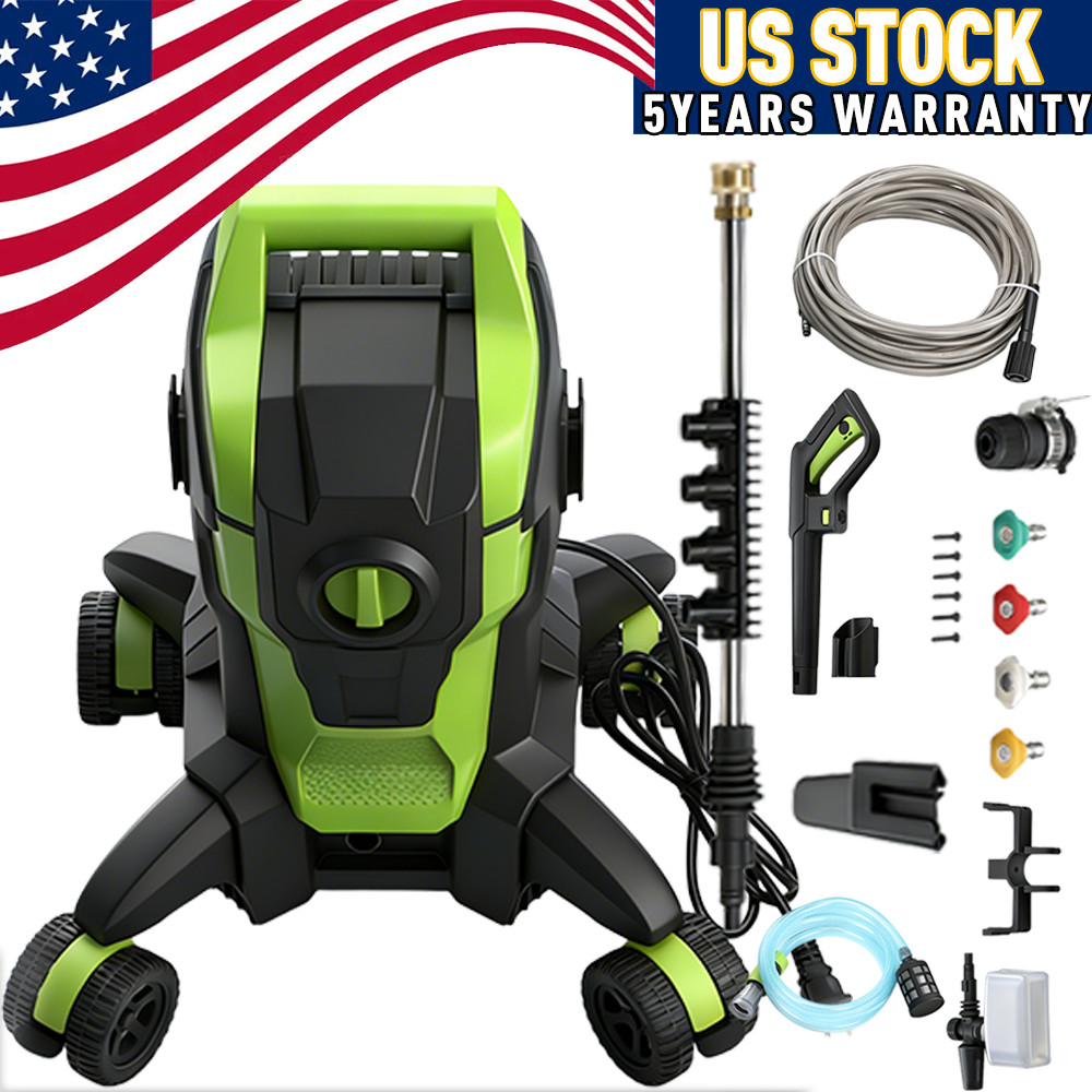 Electric Pressure Washer 2500PSI Max 3.0 GPM Power Washer Cleaning Machine