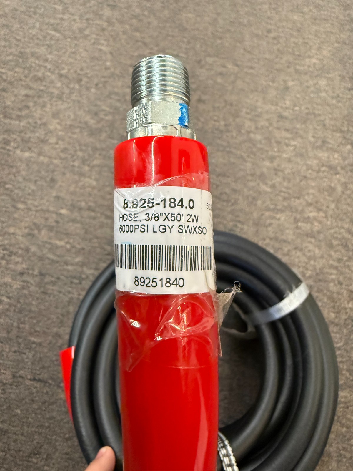 Legacy 3/8″ X 50′ 2W 6,000 PSI Power Washer Hose. Heavy Duty 8.925-184.0