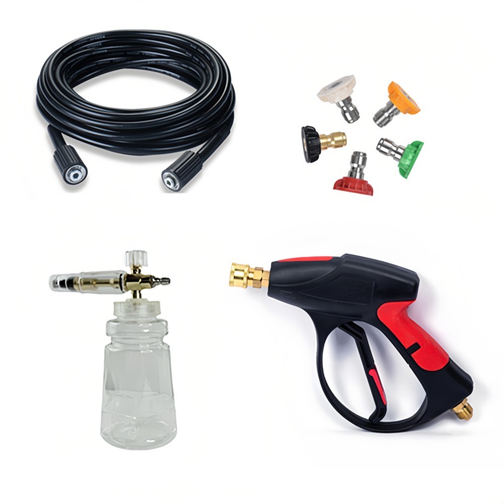 2500PSI Pressure Washer Gun With Foam Cannon & 29FT Power Washer Hose Nozzle Kit