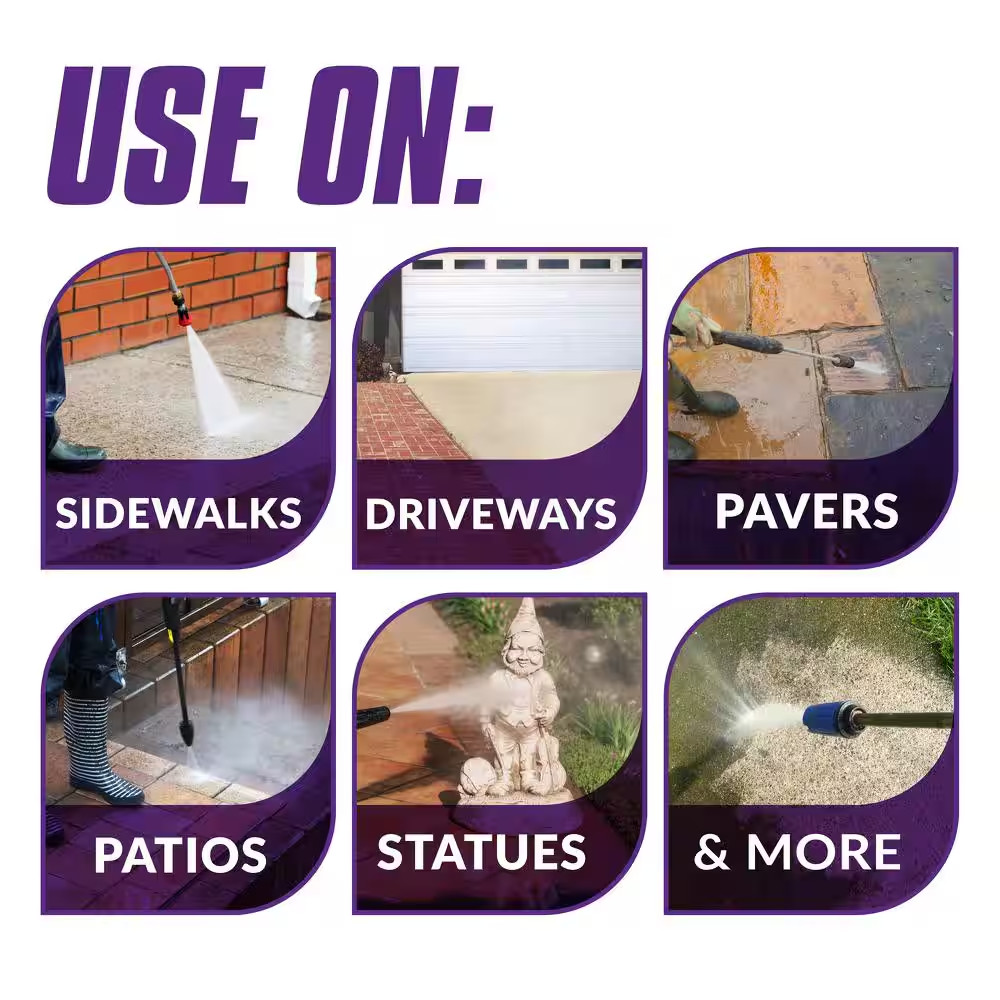 1 Gal. Oxy Solve Concrete and Driveway Pressure Washer Concentrate Outdoor Clean