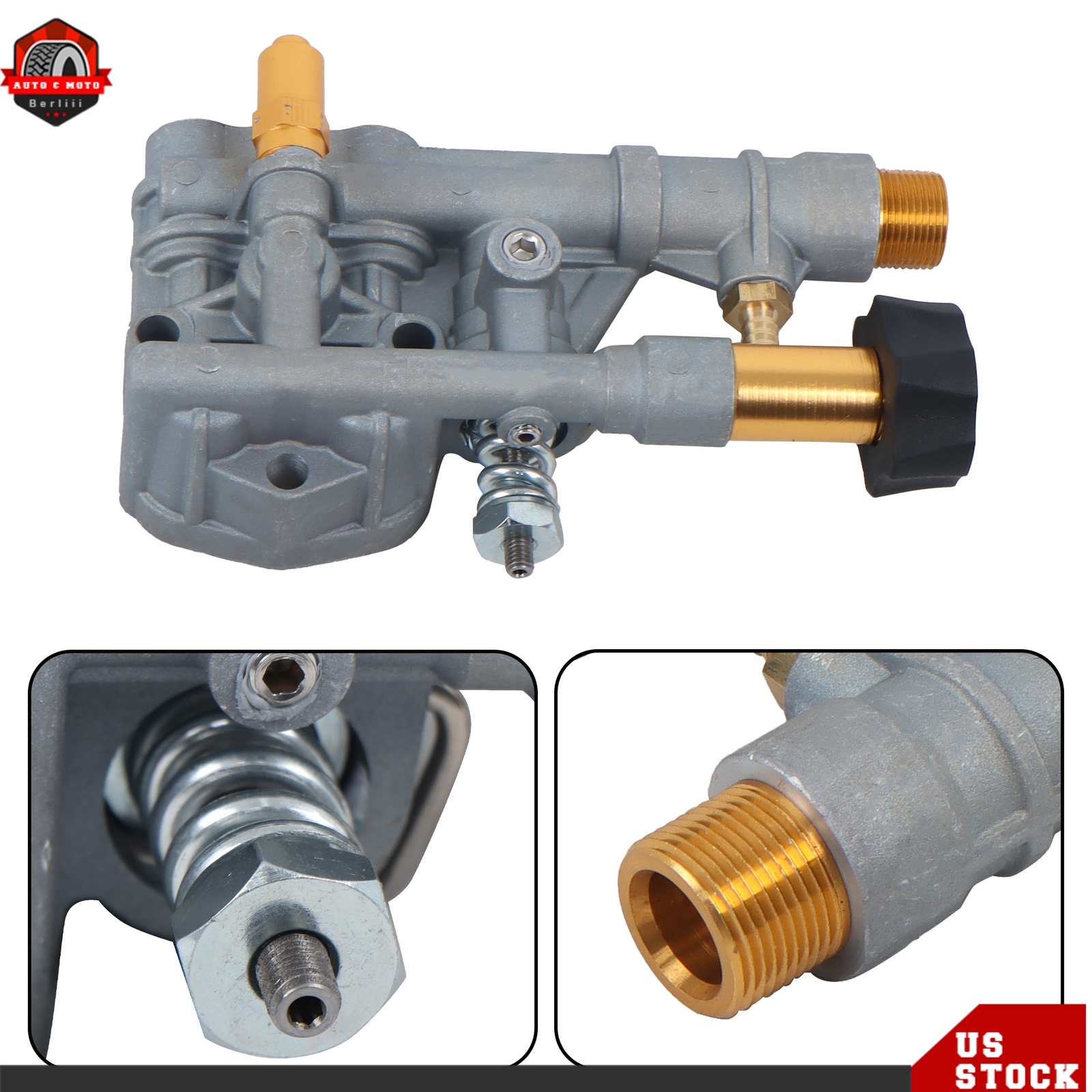 For Simpson Cleaning 7108366 Manifold Kit for 510020 520006 Pressure Washer Pump
