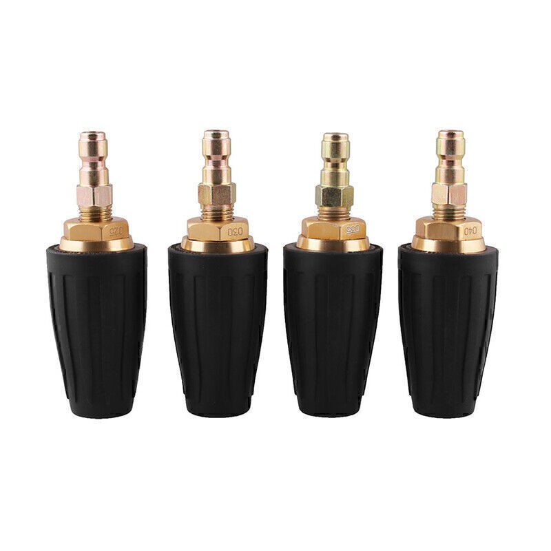 1/4″ High Power Pressure Washer Rotating Turbo Nozzle Spray Tip 2.5-4GPM 3000PSI