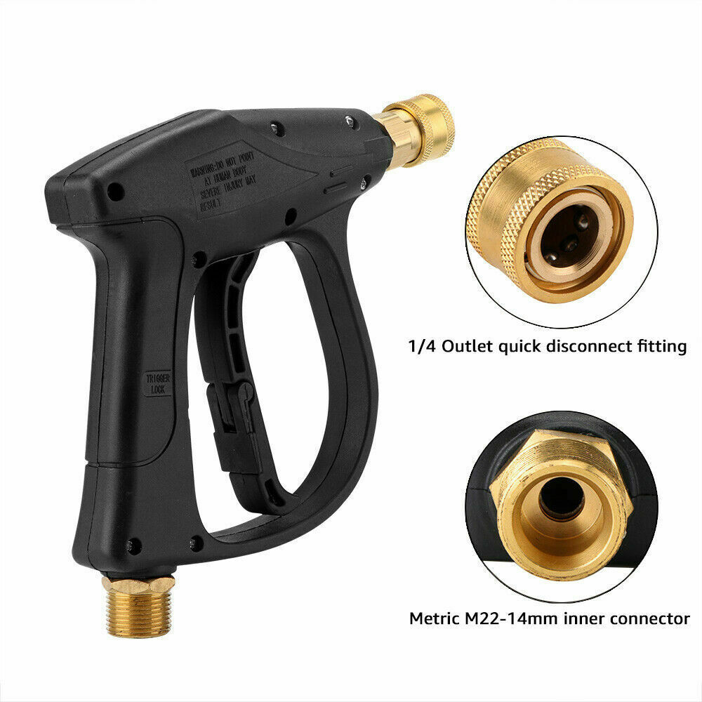 4000PSI High Pressure Car Garden Power Washer Spray Gun wand Jet Nozzle Hose Kit