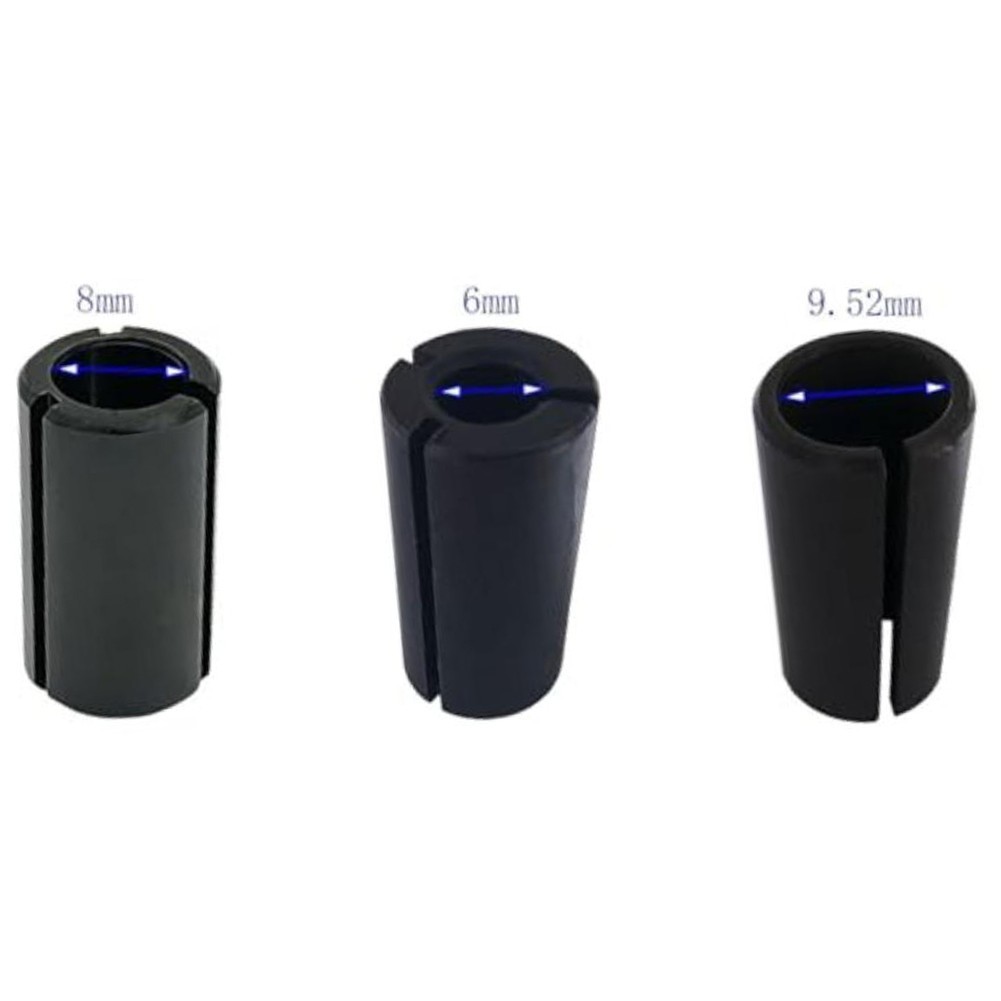 Collet Chuck and Nut Set 1/4 inch 1/2 inch 12mm 1/2-3/8 inch Compatible