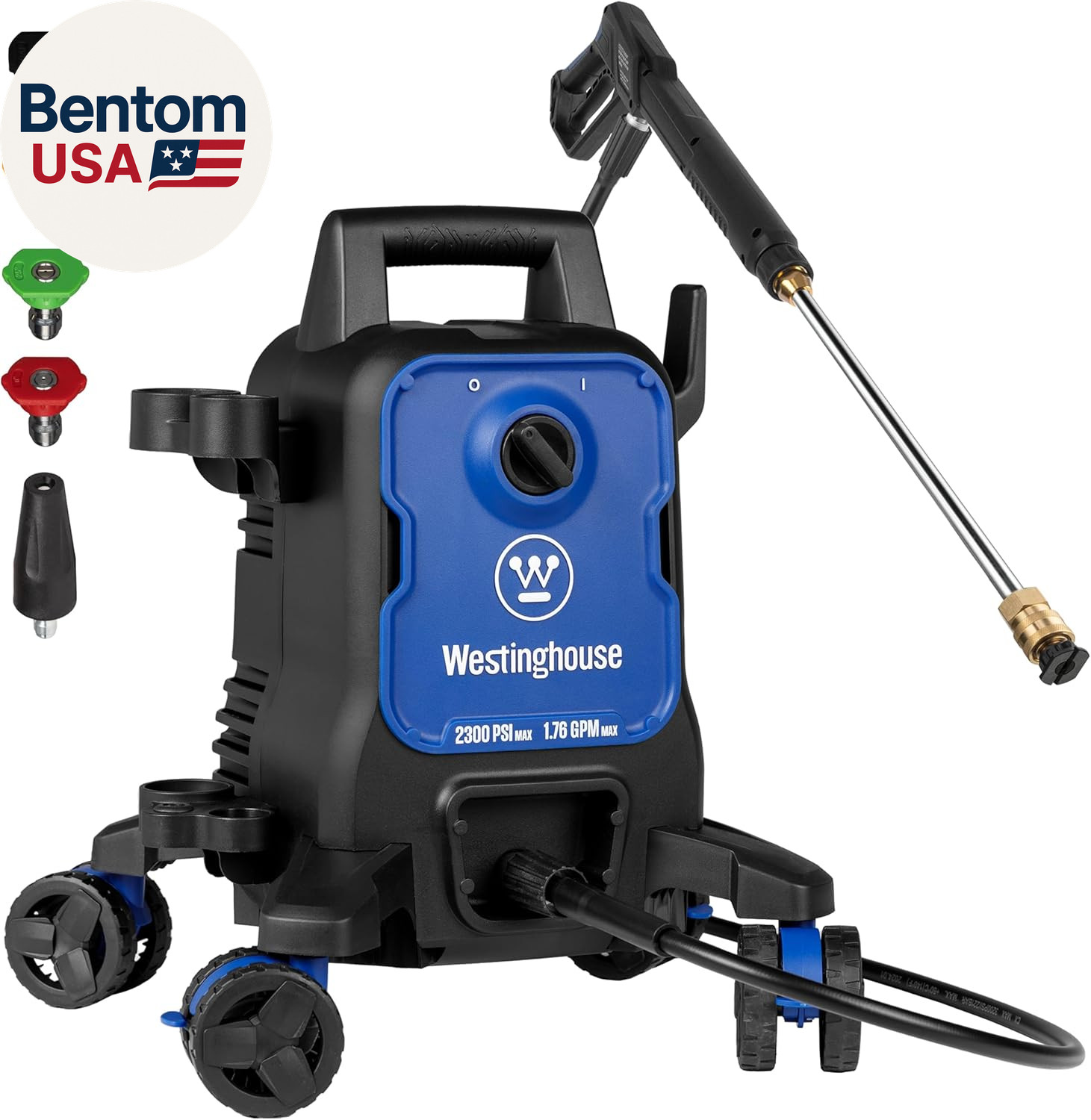 Epx3100 Electric Pressure Washer, 2300 Max PSI 1.76 Max GPM with Anti-Tipping Te