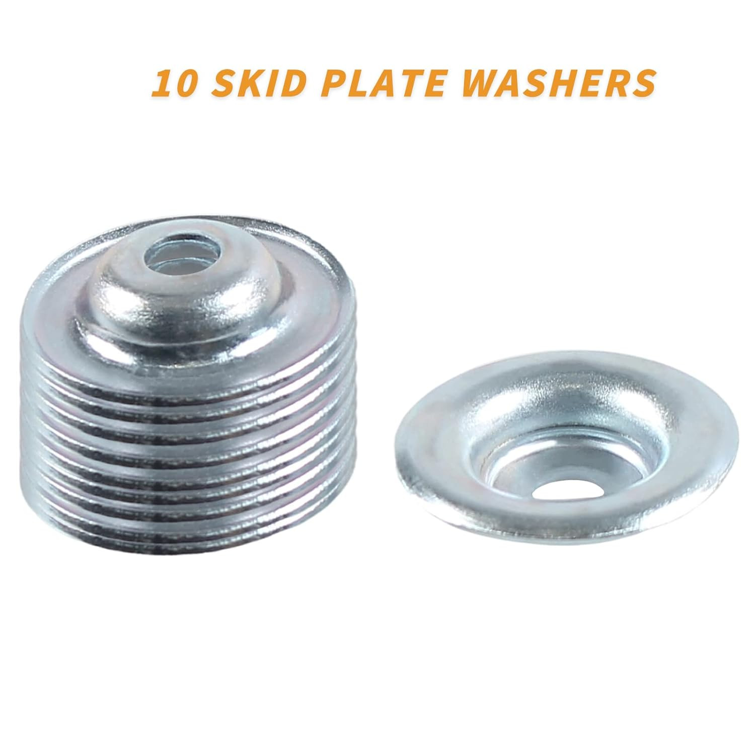 20 Piece Set UTV Skid Plate Washer and Bolt Kit Compatible with Polaris RZR 570