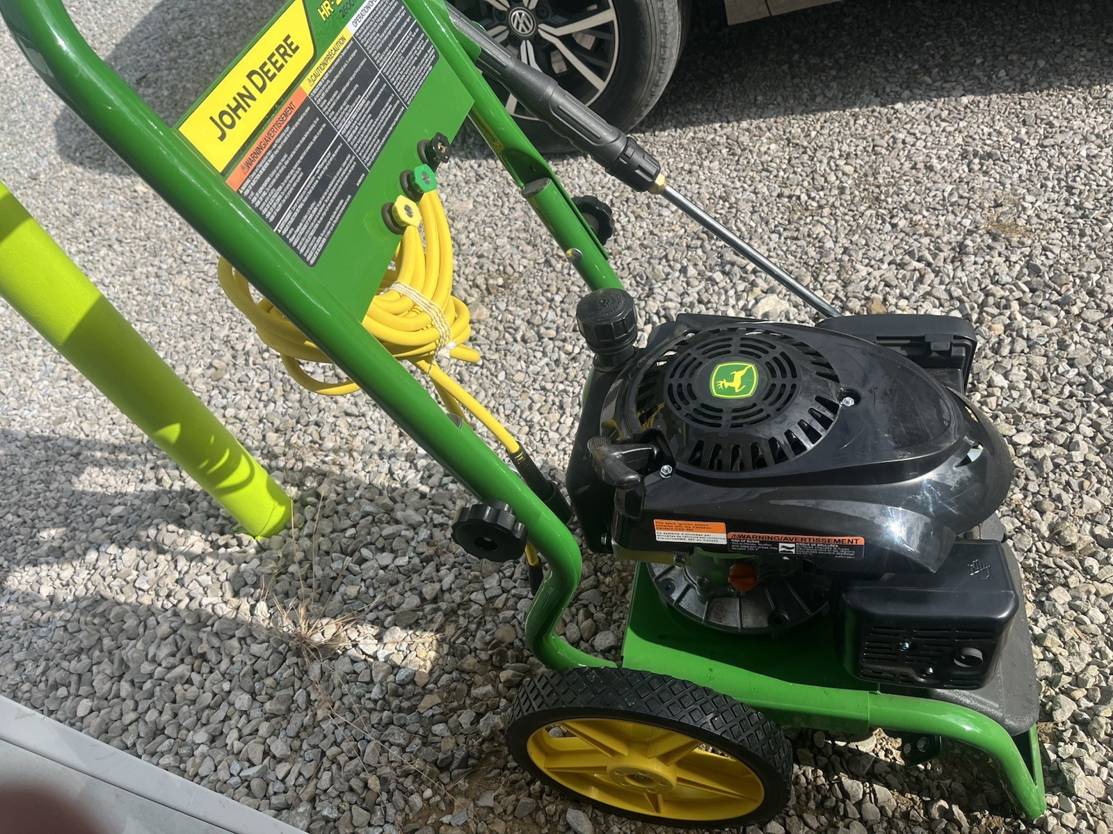 John Deere 3200 PSI Pressure Washer: GHV-2620 Never Seen Fuel New