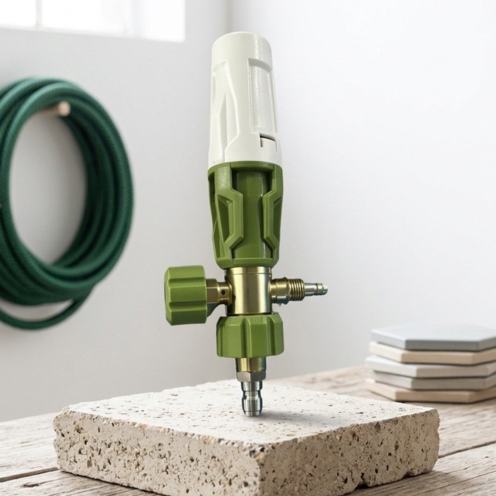 Green Plastic and Metal Foam Pot Spray Head Compatible with Bubble Sprite