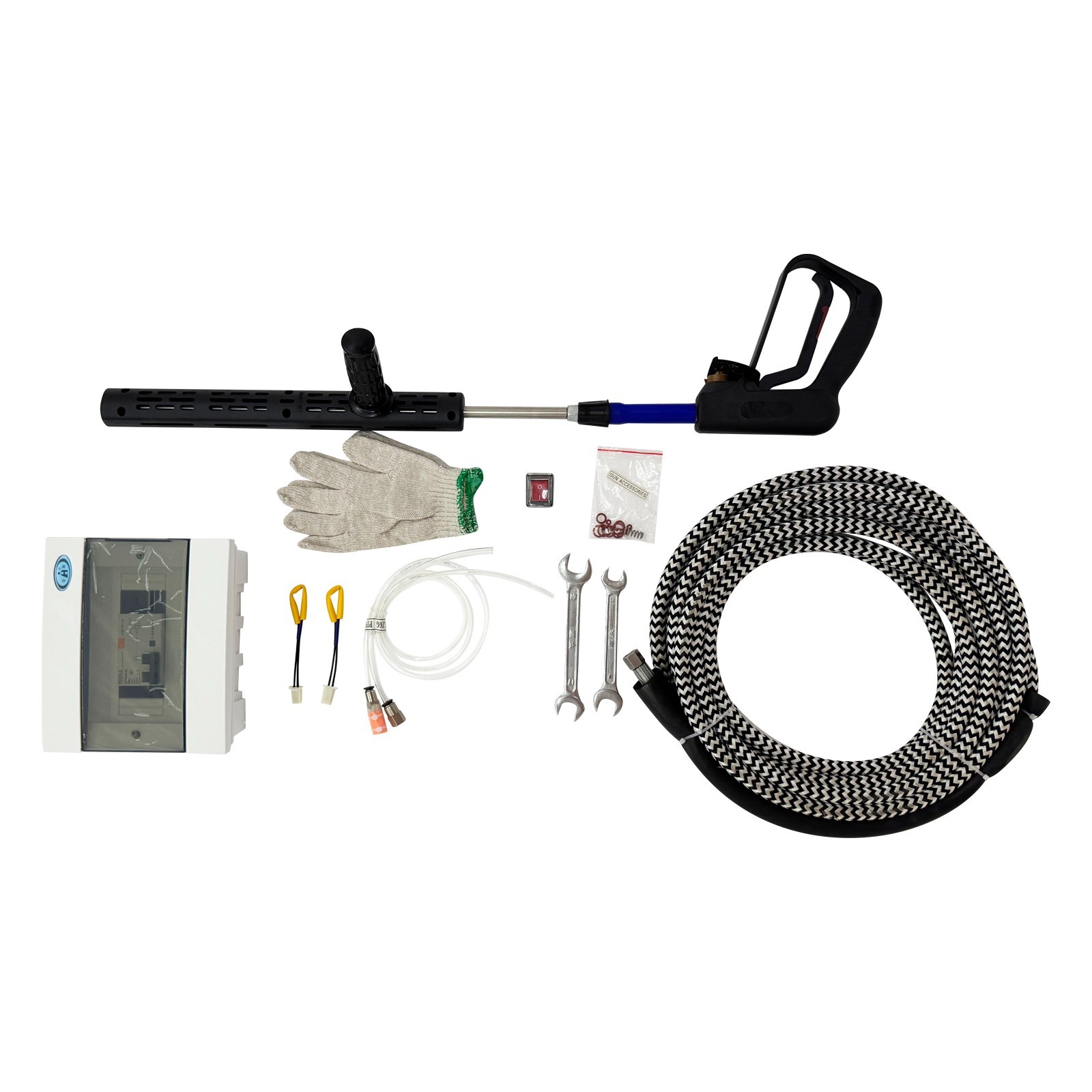 220V 1PH Commercial High-Pressure Steam Car Washer Cleaning Machine 6KW