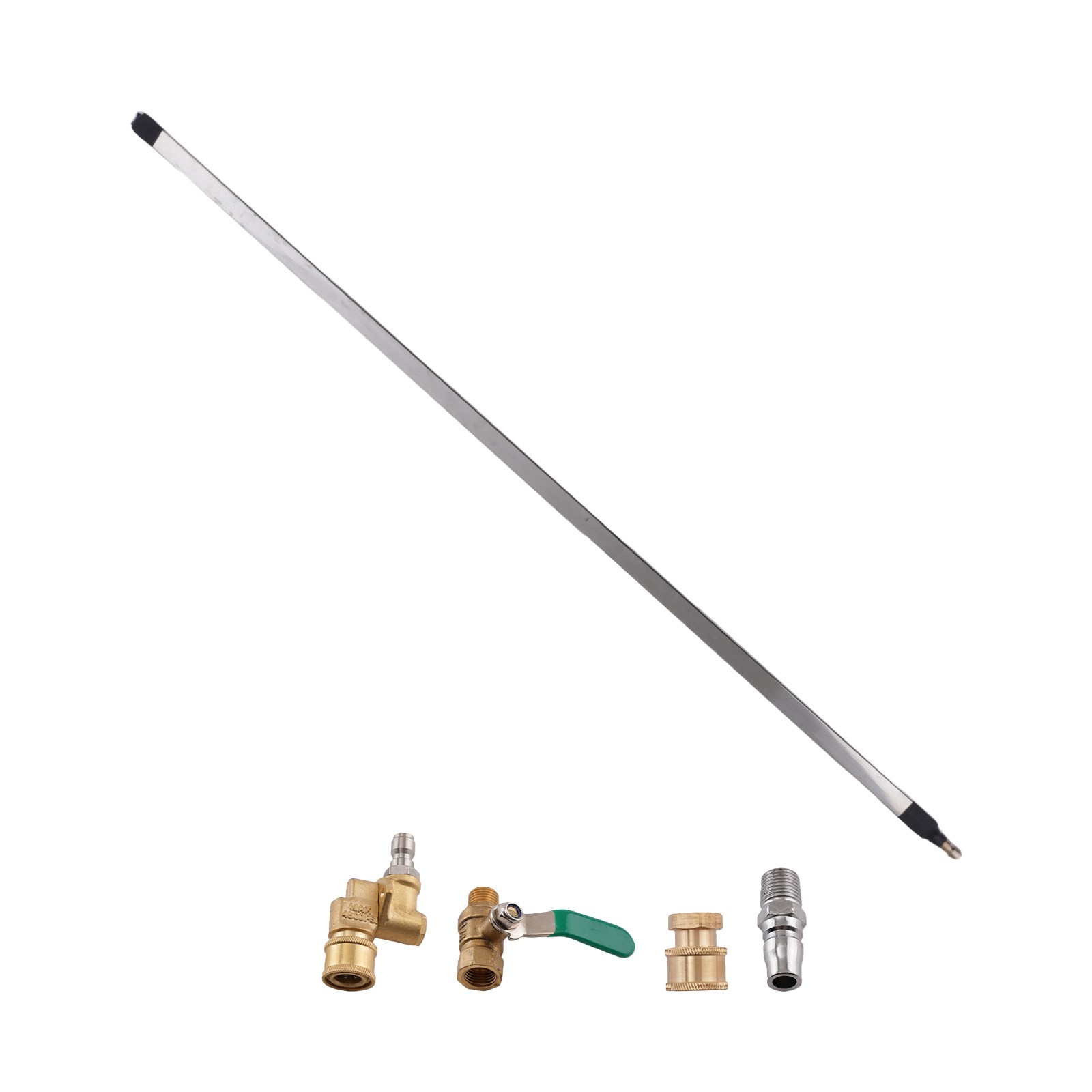 39.4” Radiator Flush Wand Kit Stainless Steel High Pressure Cleaning Tool