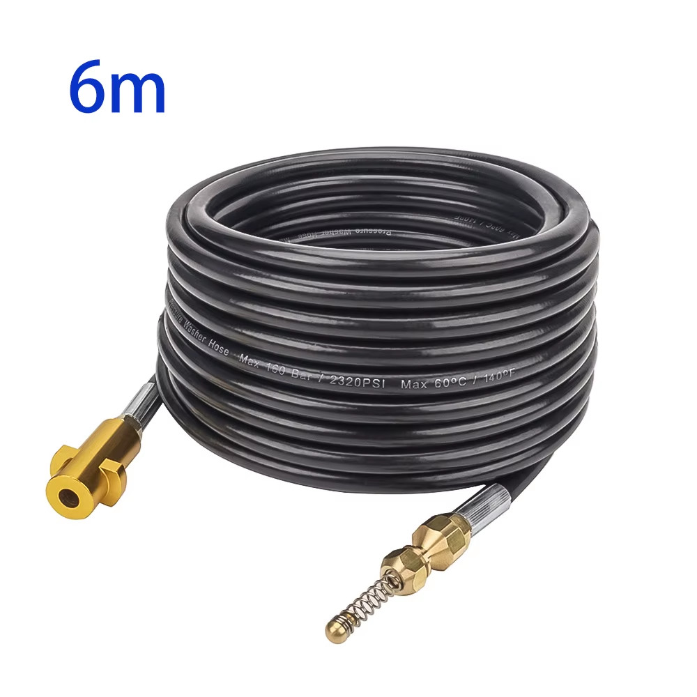 6~20 Meters 2320Psi 160Bar High Pressure Washer Sewer Drain Water Cleaning Hose