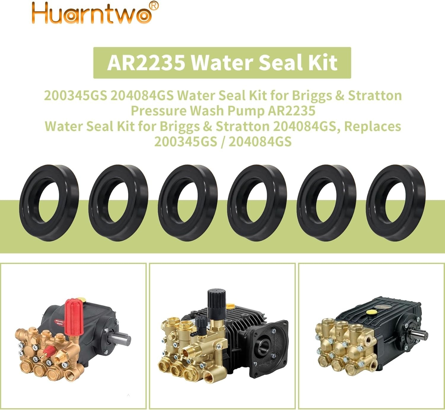 6-Piece Seal Kit for AR2235 & Briggs & Stratton Pressure Washers – Easy Install