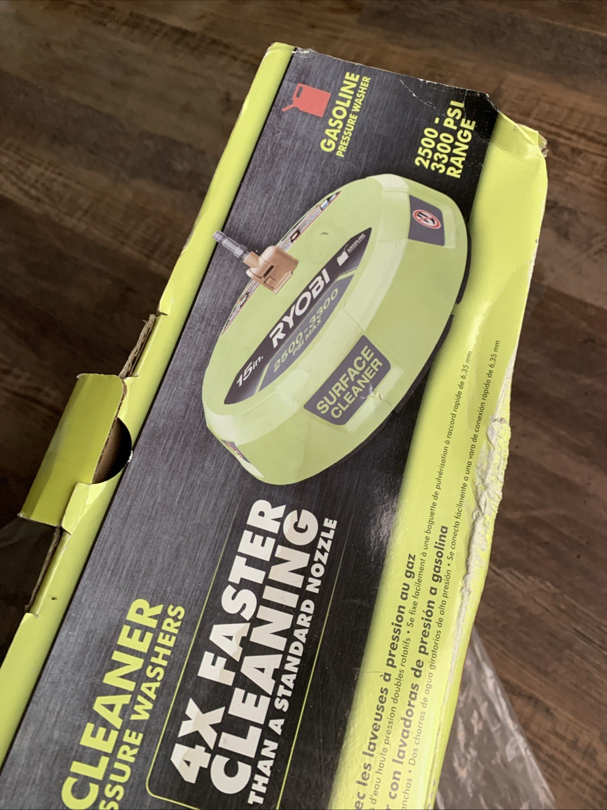 🔥 Brand New RYOBI 15 in. 3300 PSI Surface Cleaner for Gas Pressure Power Washer