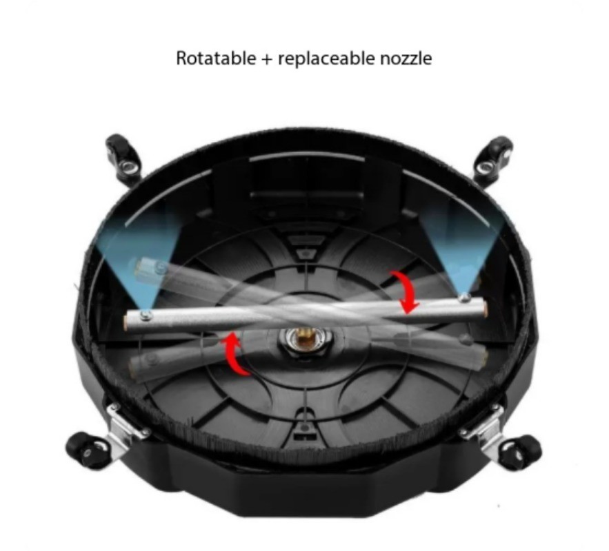 Round Scrubbing Disc—Multifunctional Road and Yard Cleaner Accessory