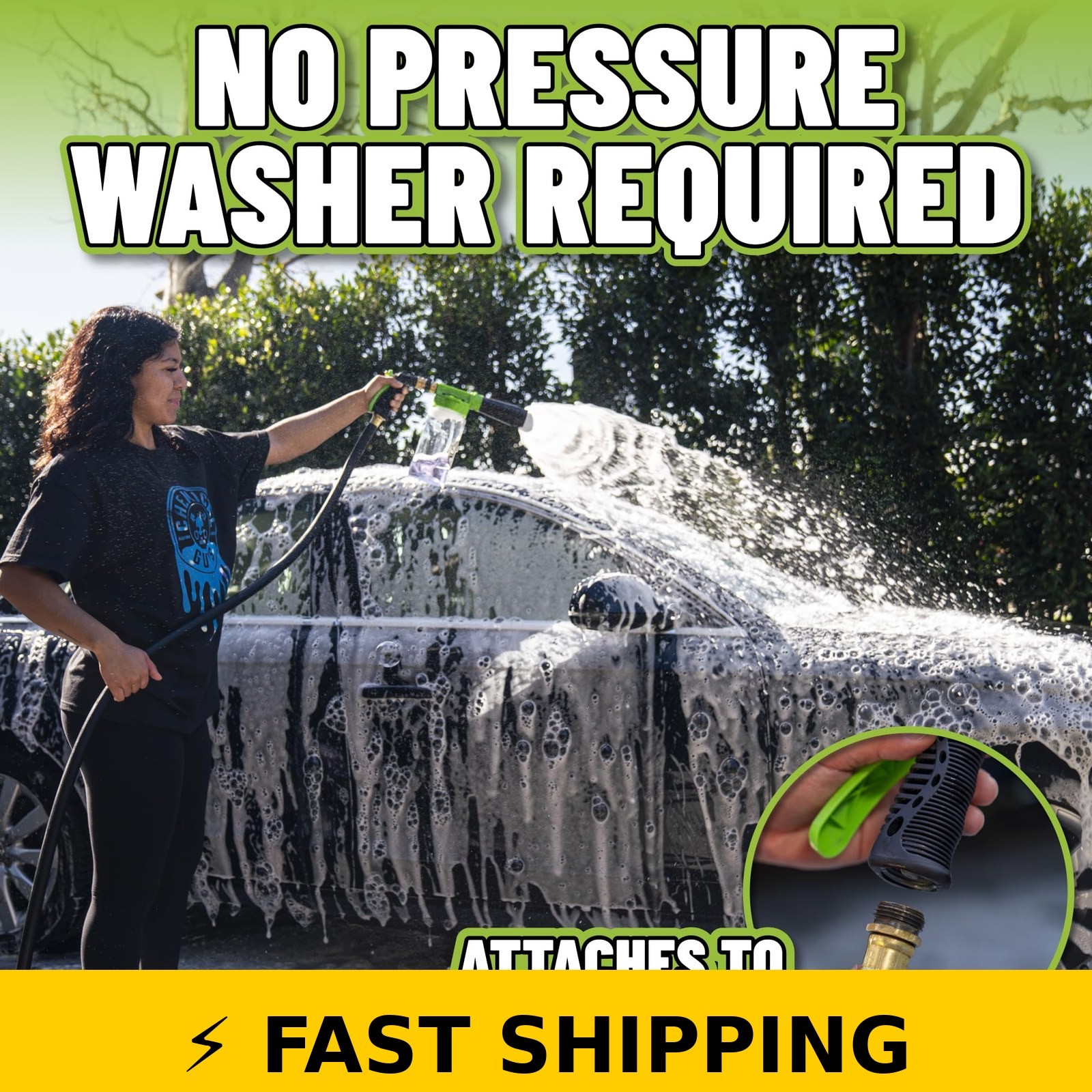 Chemical Guys TORQ Foam Blaster 6 – Foam Cannon for Garden Hose