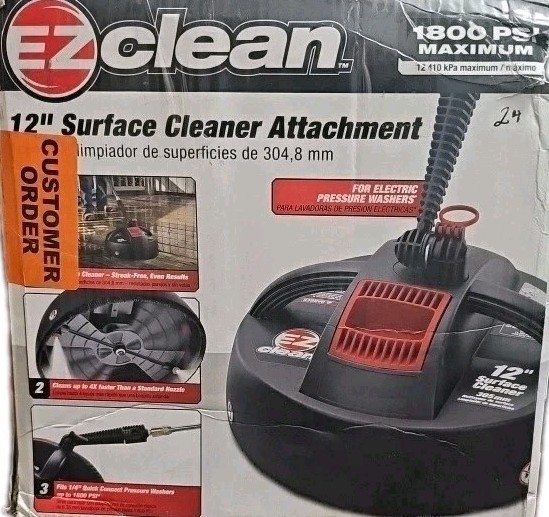 EZ Clean AEZ31023A 12inch 1800 PSI Surface Cleaner for Pressure Washer