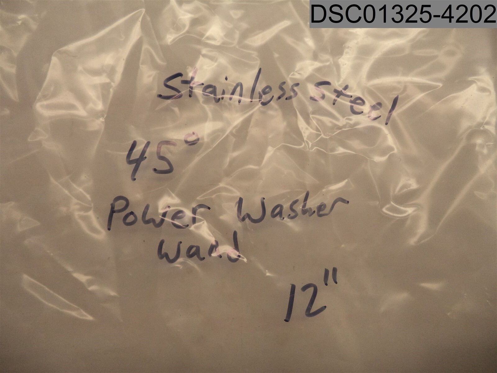 12″ Power Washer Wand, 45 Degrees, Stainless Steel