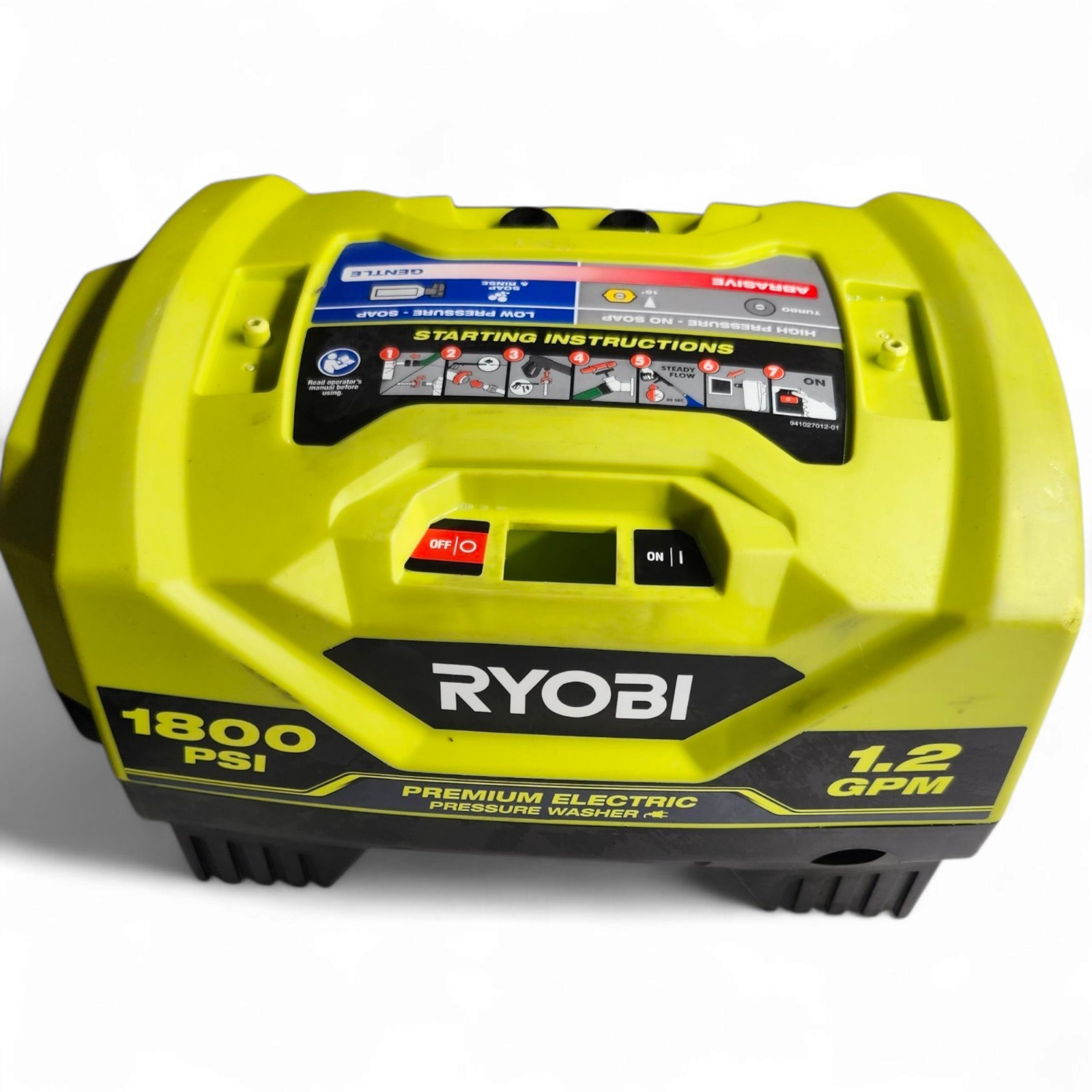 Ryobi RY141802 1800 PSI Electric Pressure Washer Casing/Shell Housing As Shown