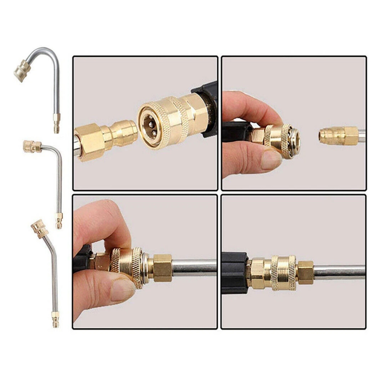 Gutter Cleaning Tool Extension Wand Lance Rod High Pressure Washer Roof Cleaner