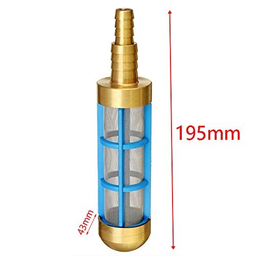 Brass 3/4 5/8 Inch Hose Water Suction Strainer Pickup Filter Pressure Washer