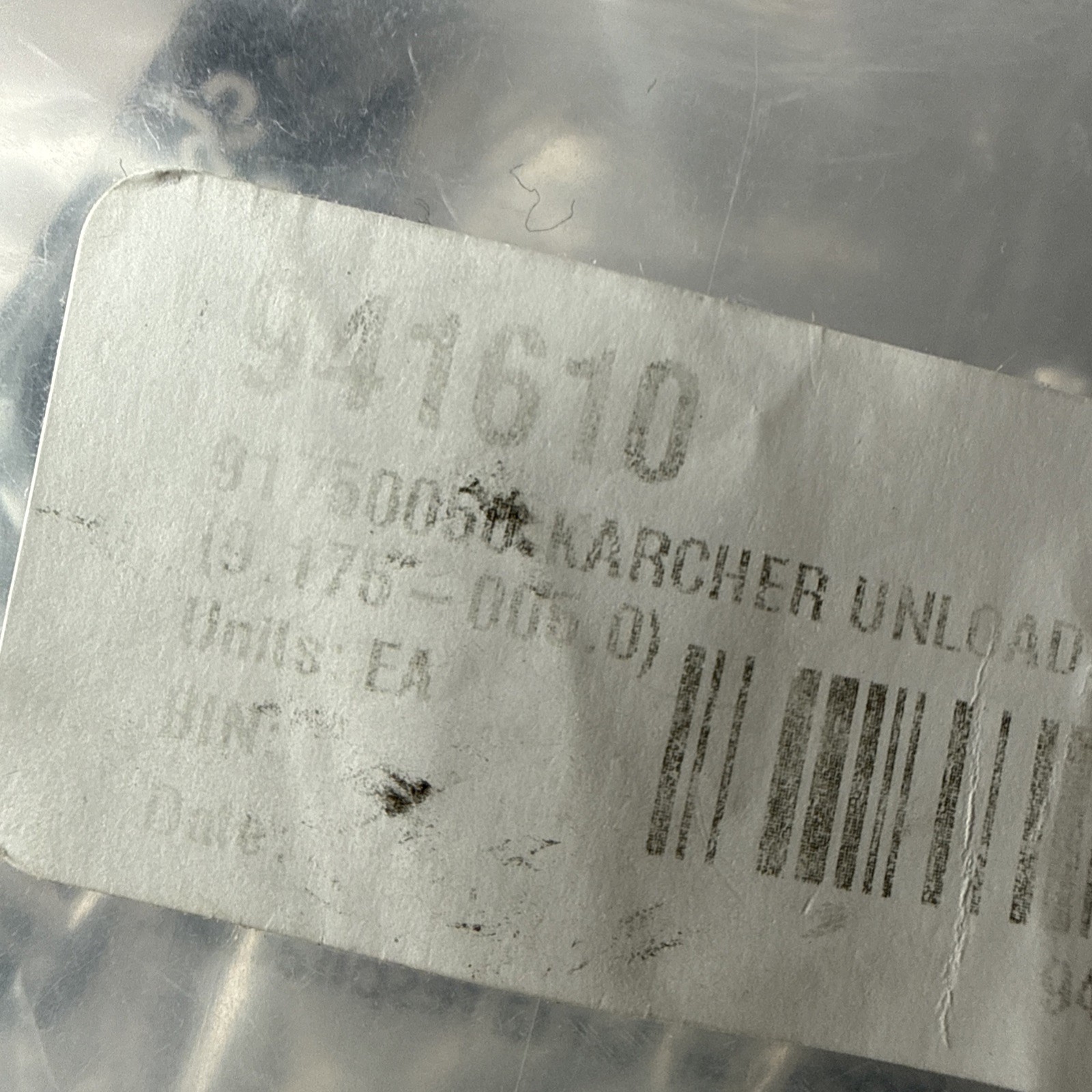 Karcher Unloader Valve -4. 580-318.0 Unloader Assembly 941610 Parts 3pc NEW READ