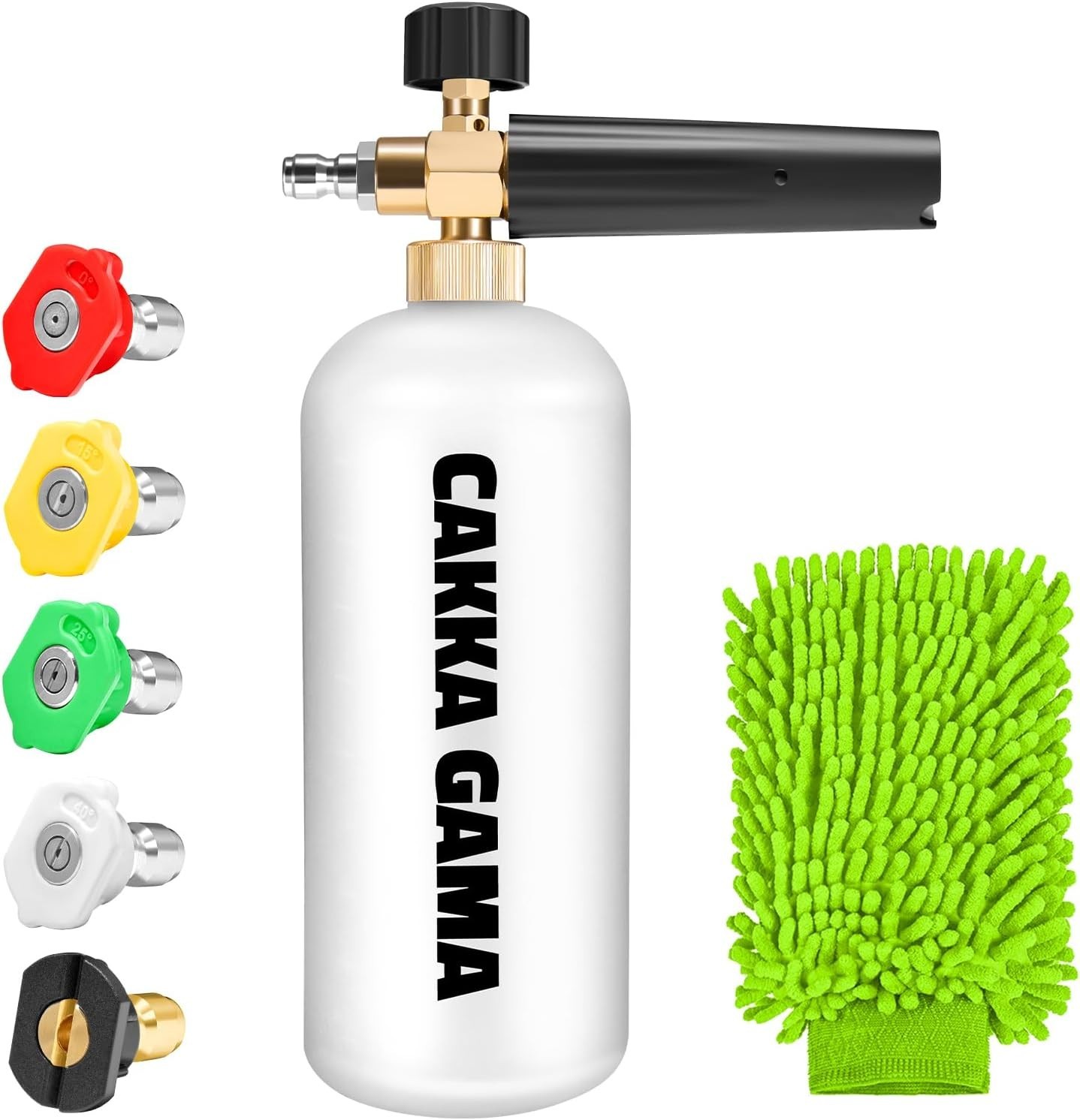 Foam Cannon for Pressure Washer, Industrial Car Wash Foam Sprayer with 1/4 In…