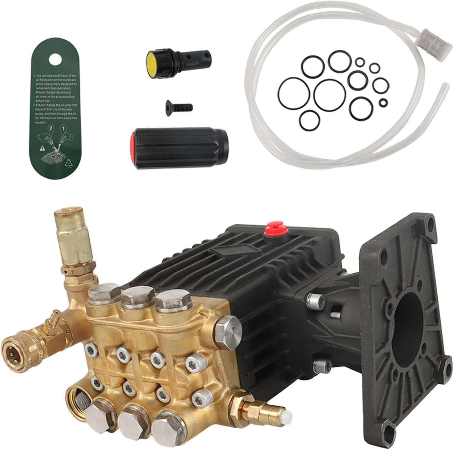 4400 PSI 4 GPM 1-Inch Shaft Pressure Wash Pump Used to Help Clean Walls, Roads E