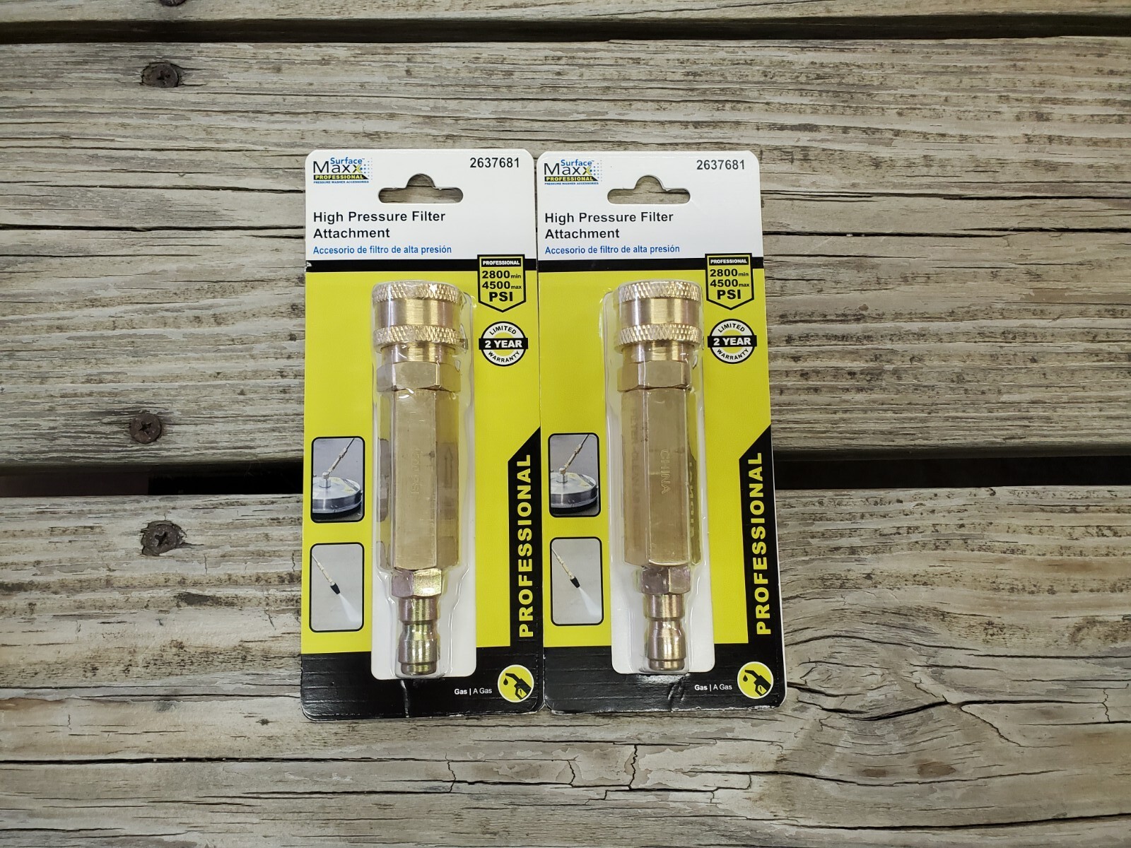2x Surface Maxx High Pressure Filter Attachments #2637681