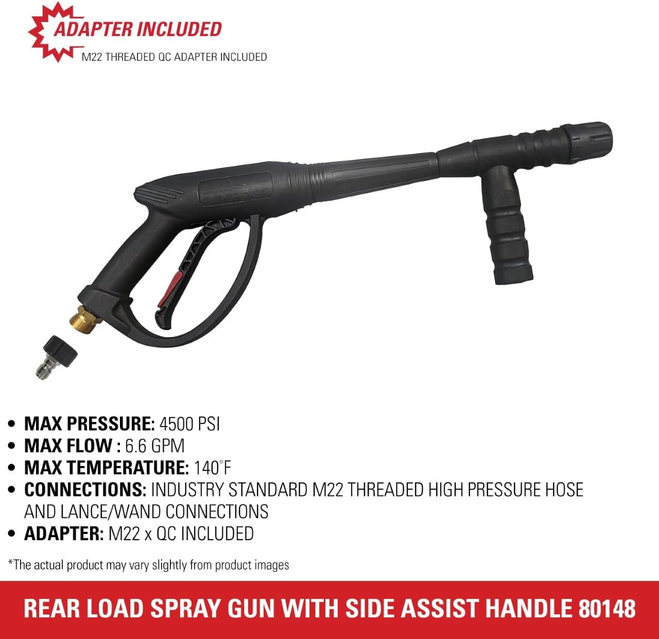 Simpson Cleaning Universal Pressure Washer Gun with Side Assist Handle for Cold