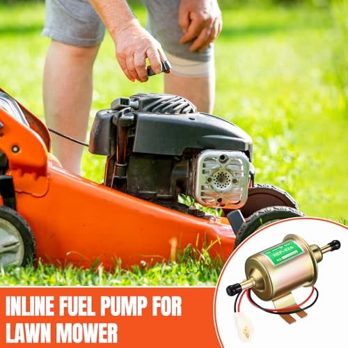 2 Pcs Electric Fuel Pump Kit 12v Universal Low Pressure 4-7 Psi Gas Gold