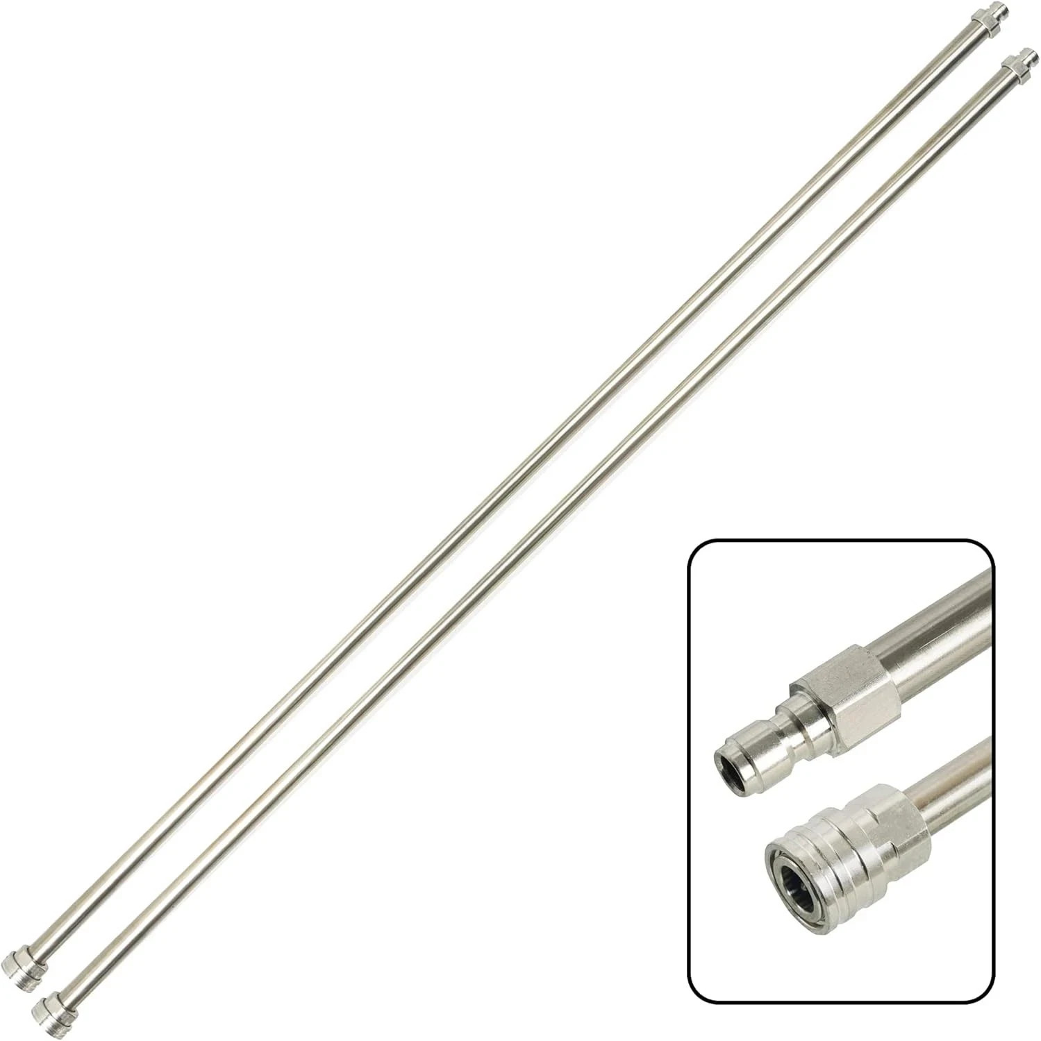 120 Inch(10ft) Pressure Washer Extension Wand, Stainless Steel Pressure Washe…