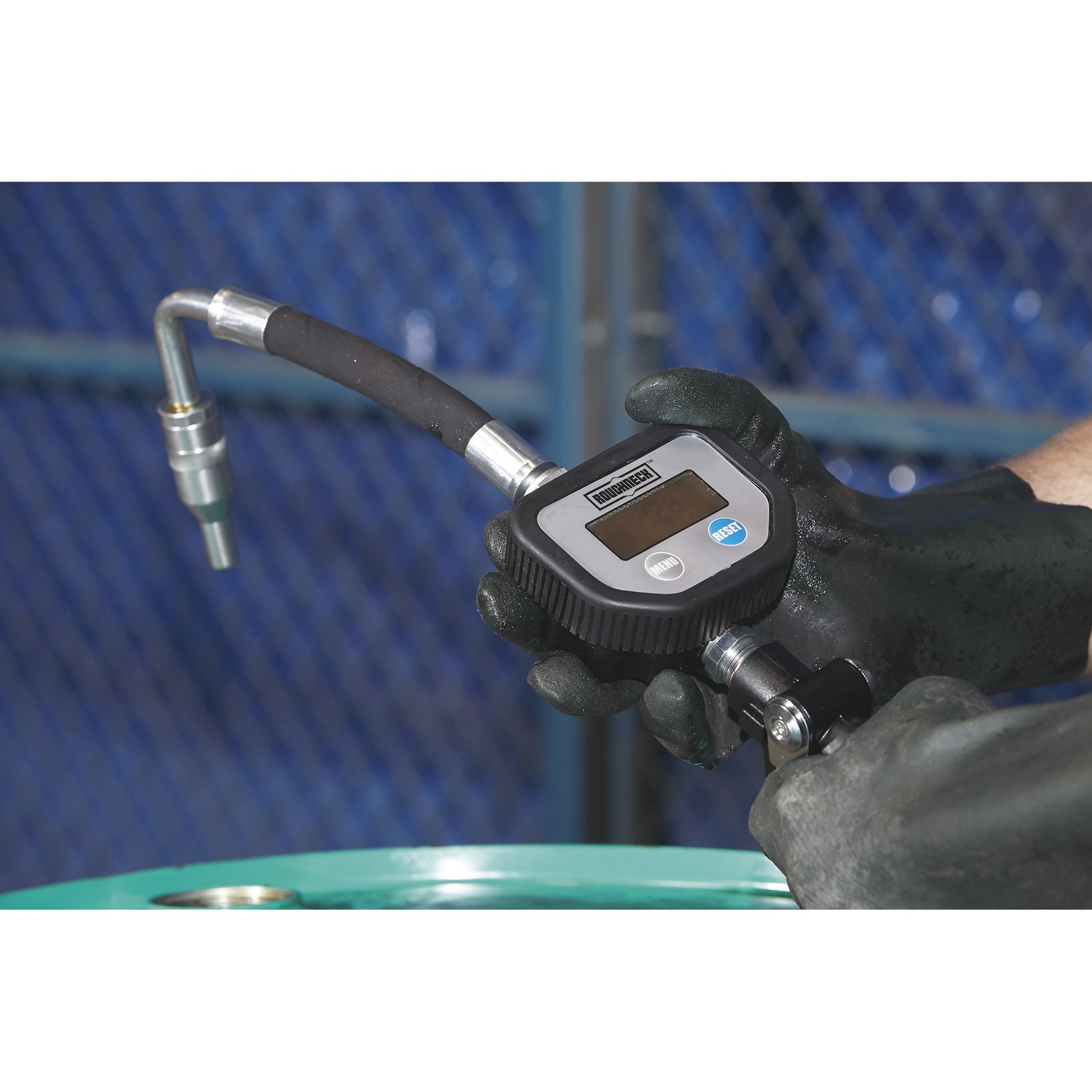 Strongway Oil Hose Reel Kit, 1/2in. x 50ft. NBR Rubber Hose, 1500 PSI, Steel