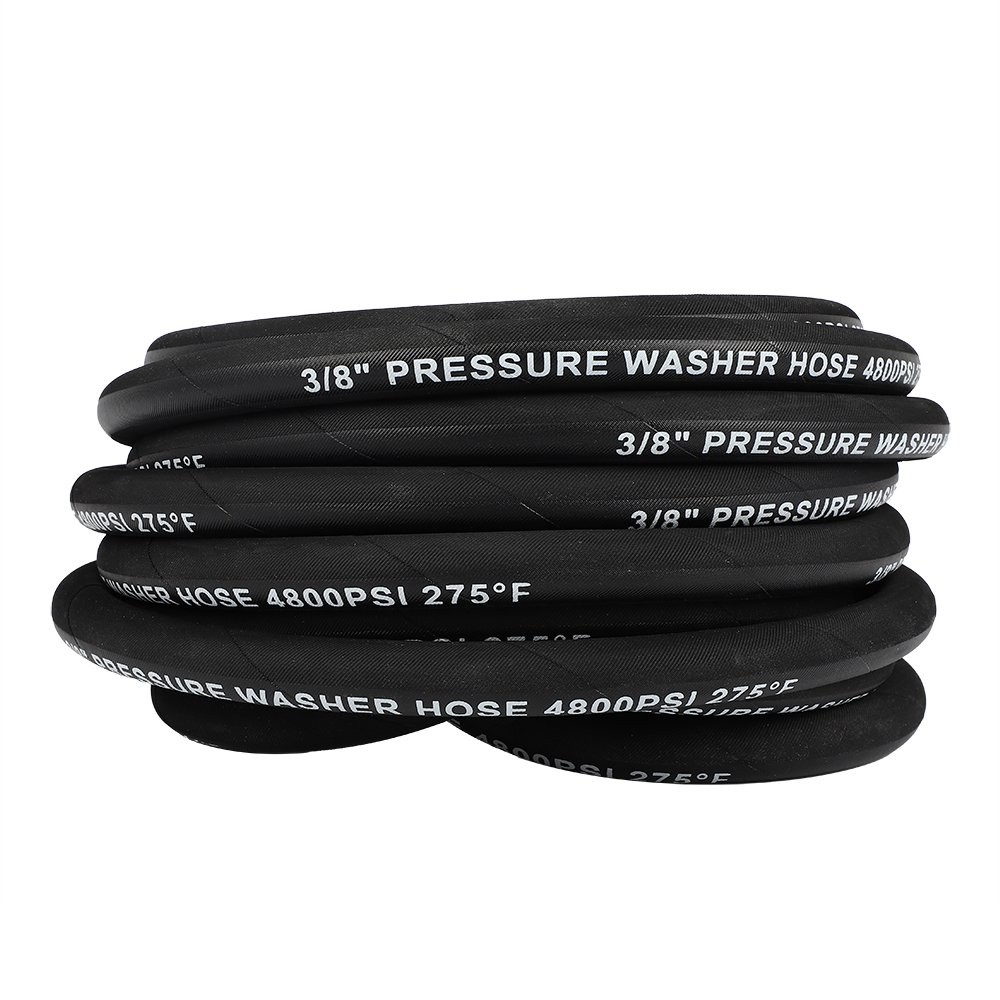 25ft 4800PSI Pressure Washer Hose 1/4″ Hot/Cold Water Replacement Extension Hose